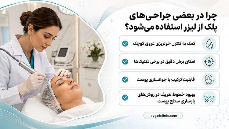 مزایای بلفاروپلاستی با لیزر برای رفع افتادگی پلک