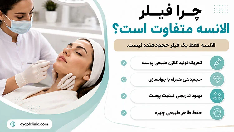 مزایای تزریق فیلر الانسه برای جوانسازی